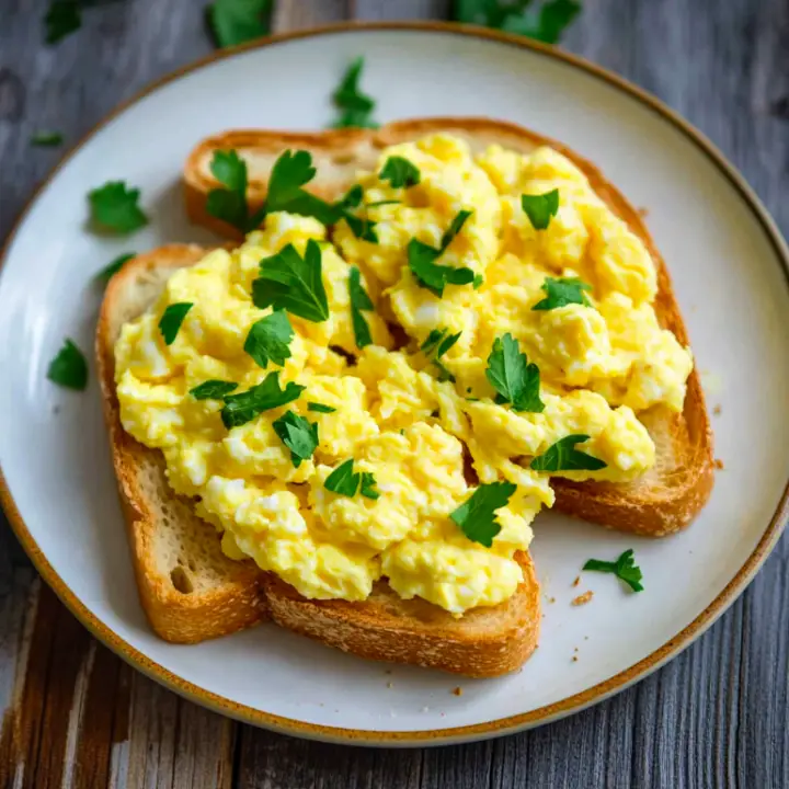 Scrambled Egg Toast