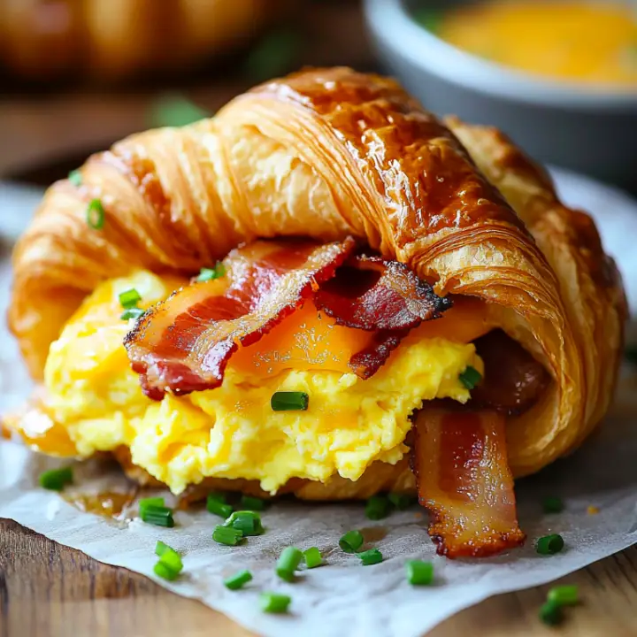 Bacon, Egg, and Cheese Croissant