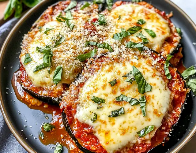 Air Fryer Eggplant Parmesan